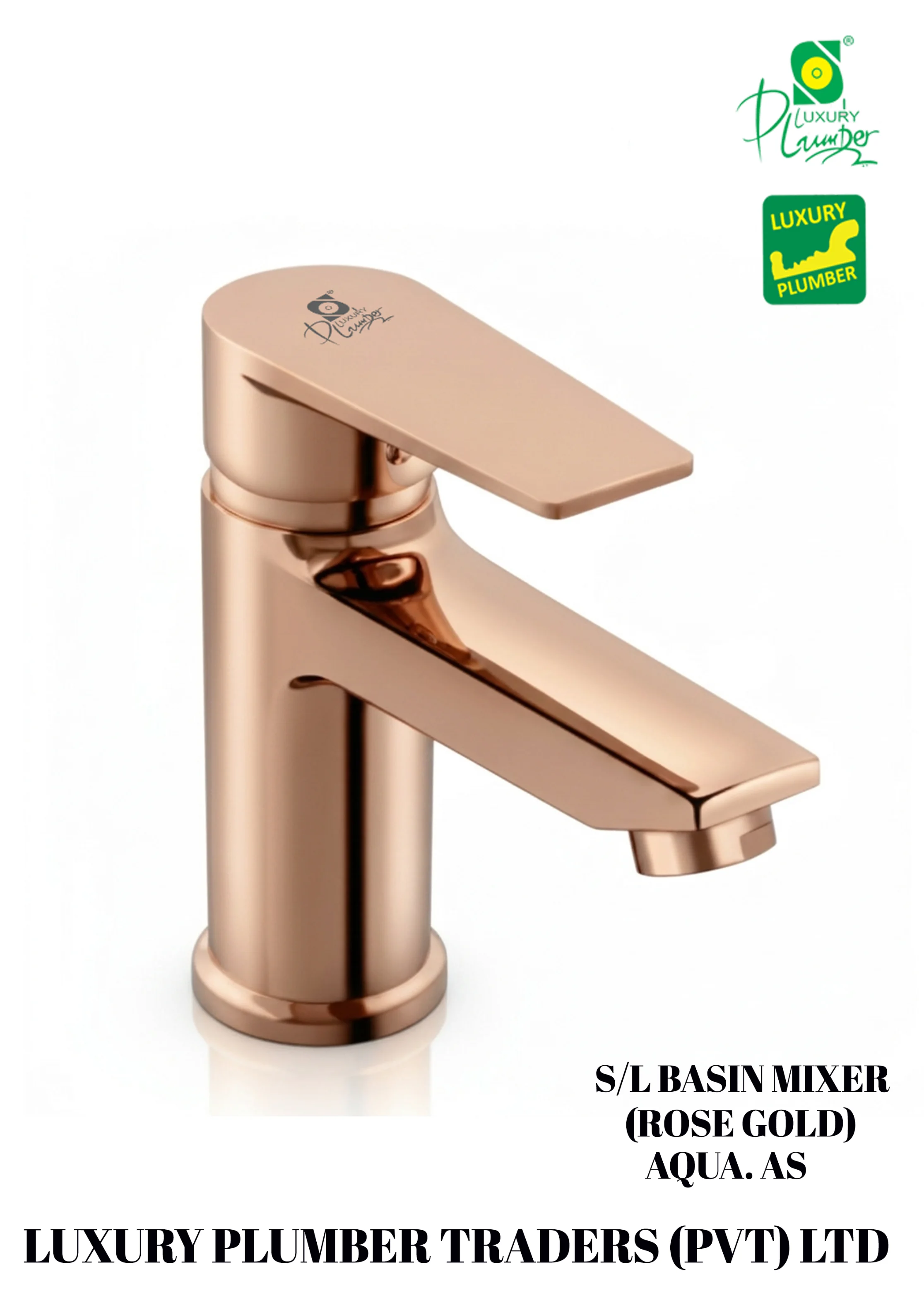 S.L BASIN MIXER ROSE GOLD